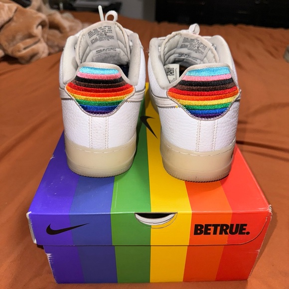 Nike Air Force 1 “Be True” pride sneakers size 11 - Picture 2 of 5